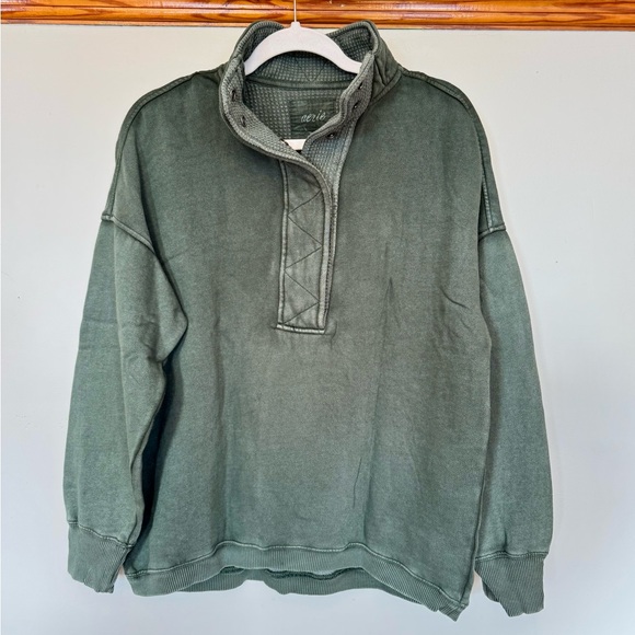 aerie Tops - Aerie (Getaway Quarter Snap) sweatshirt